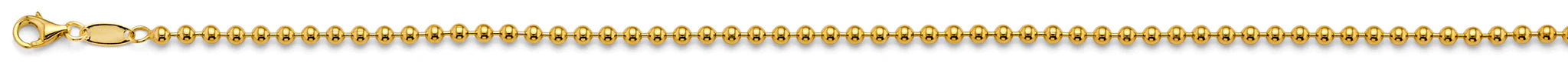14K Yellow Gold Ball Chain