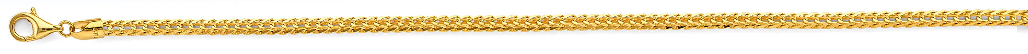 14K Yellow Gold DC Franco Chain