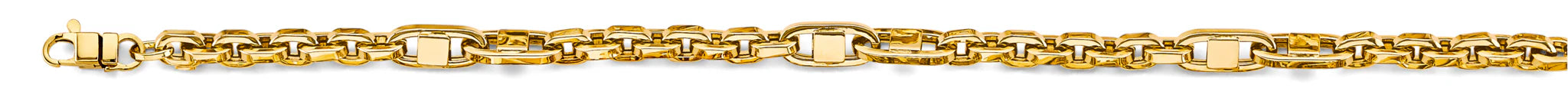 14K Yellow Gold Hollow Link Chain