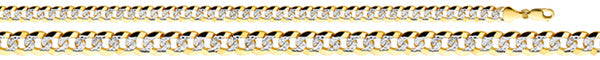 14k Two Tone Cuban Chain