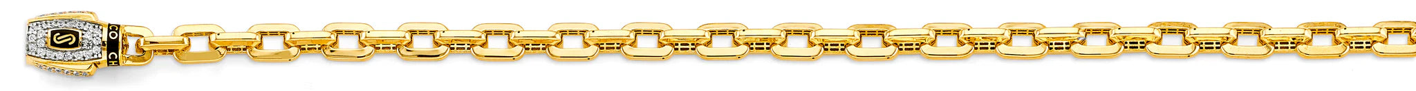 Two Tone Monaco Cable Chain