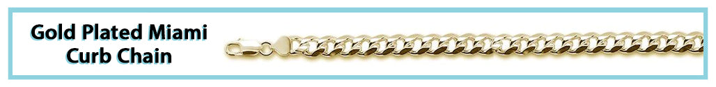 Gold Plated Miami Curb Chain
