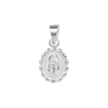Load image into Gallery viewer, Sterling Silver High Polished Diamond Cut Guadalupe Pendant