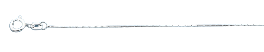 Sterling Silver Anklet Length-9inches, Width-1mm, Weight-1.32grams