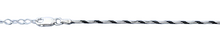 Load image into Gallery viewer, Sterling Silver Anklet Length-9+1inches Extension, Thickness-1.2mm