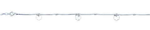Sterling Silver Flowers Bracelet