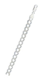 Italian Sterling Silver Charm Link 120 Bracelet