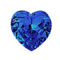 Load image into Gallery viewer, Sterling Silver Rhodium Plated 4mm Heart Color CZ Earrings