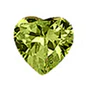 Sterling Silver Rhodium Plated 4mm Heart Color CZ Earrings