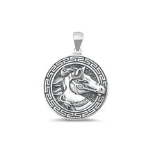 Load image into Gallery viewer, Sterling Silver Oxidized Horse Pendant