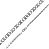 Italian Sterling Silver Diamond Cut Valentin Chain 060-2.6mm with Lobster Clasp