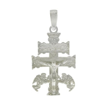 Load image into Gallery viewer, Sterling Silver Caravaca Crucifix Cross Pendant