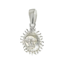 Load image into Gallery viewer, Sterling Silver Sun Pendant
