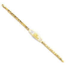 Load image into Gallery viewer, 14K Tricolor 15YEARS ID Bracelet