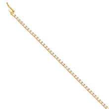 Load image into Gallery viewer, 14K Yellow Tennis Bracelet