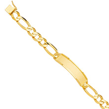 Load image into Gallery viewer, 14K Yellow Solid Link ID Bracelet