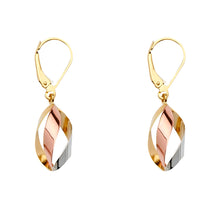 Load image into Gallery viewer, 14K Tri Color Gold Assorted Earrings