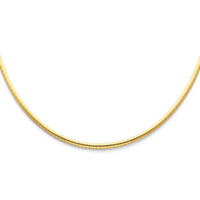 Load image into Gallery viewer, 14K Yellow Reversible Omega Necklace