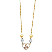 Load image into Gallery viewer, 14K Yellow CZ Necklace