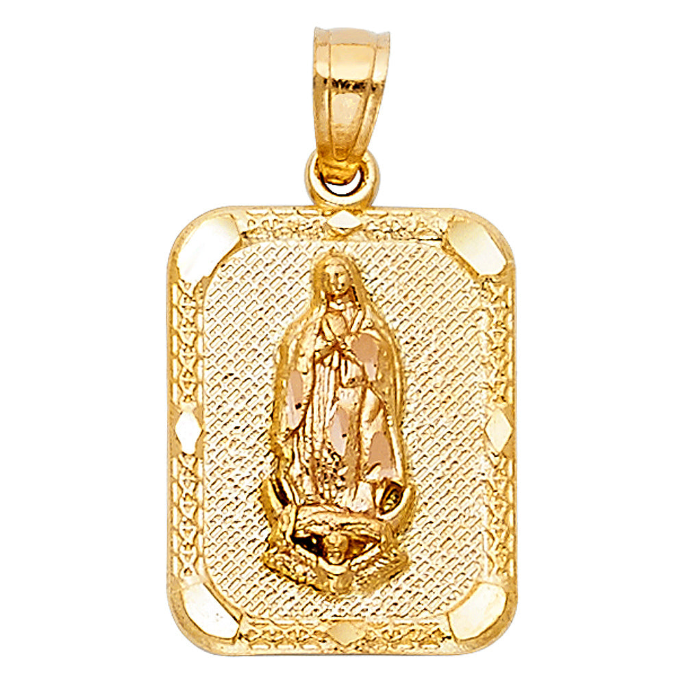 14K Yellow OUR LADY OF GUADALUPE PENDANT