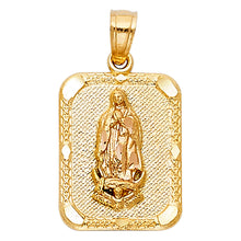 Load image into Gallery viewer, 14K Yellow OUR LADY OF GUADALUPE PENDANT