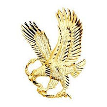 Load image into Gallery viewer, 14k Yellow Gold 40mm Eagle Assorted Pendant