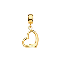 Load image into Gallery viewer, 14K Yellow Heart Charm for Mix and Match Bracelet