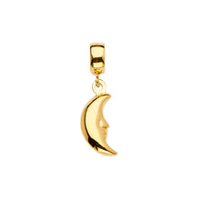 Load image into Gallery viewer, 14K Yellow Moon Charm for Mix and Match Bracelet