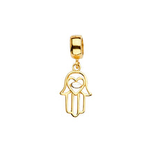 Load image into Gallery viewer, 14K Yellow Hamsa Charm for Mix and Match Bracelet