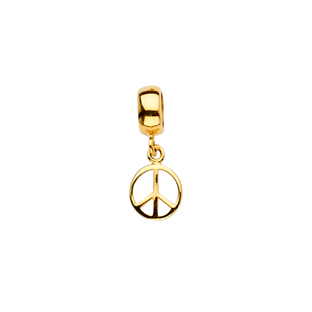 14K Yellow Piece Charm for Mix and Match Bracelet