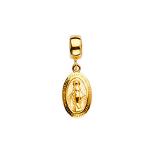 Load image into Gallery viewer, 14K Yellow Virgin Mary Charm for Mix and Match Bracelet