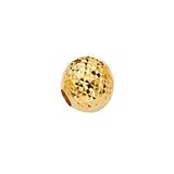 14K Yellow DC Round Slider for Mix and Match Bracelet