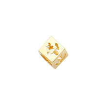 Load image into Gallery viewer, 14K Yellow Anchor Dice Slider for Mix and Match Bracelet