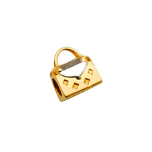 Load image into Gallery viewer, 14K Two Tone H and bag Slider for Mix and Match Bracelet