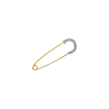 Load image into Gallery viewer, 14K Yellow Gold With CZ Pins