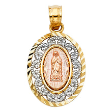 Load image into Gallery viewer, 14K Tricolor RELIGIOUS PENDANT