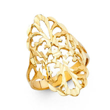 Load image into Gallery viewer, 14K Yellow Gold 26mm Assorted Fancy Ring - silverdepot