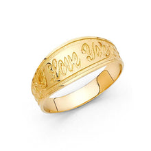 Load image into Gallery viewer, 14K Yellow Gold 8mm Assorted I Love You Ring - silverdepot