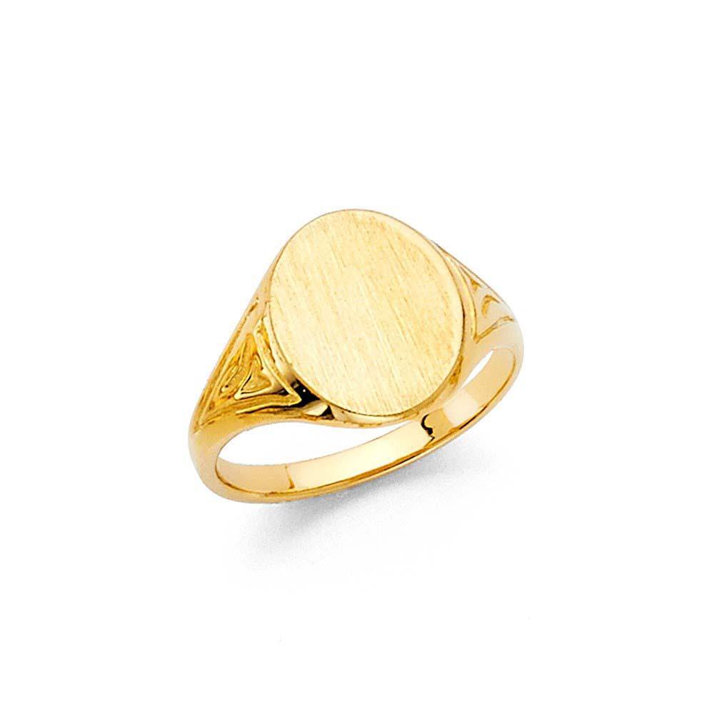 14K Yellow Gold 10mm Babies Ring - silverdepot