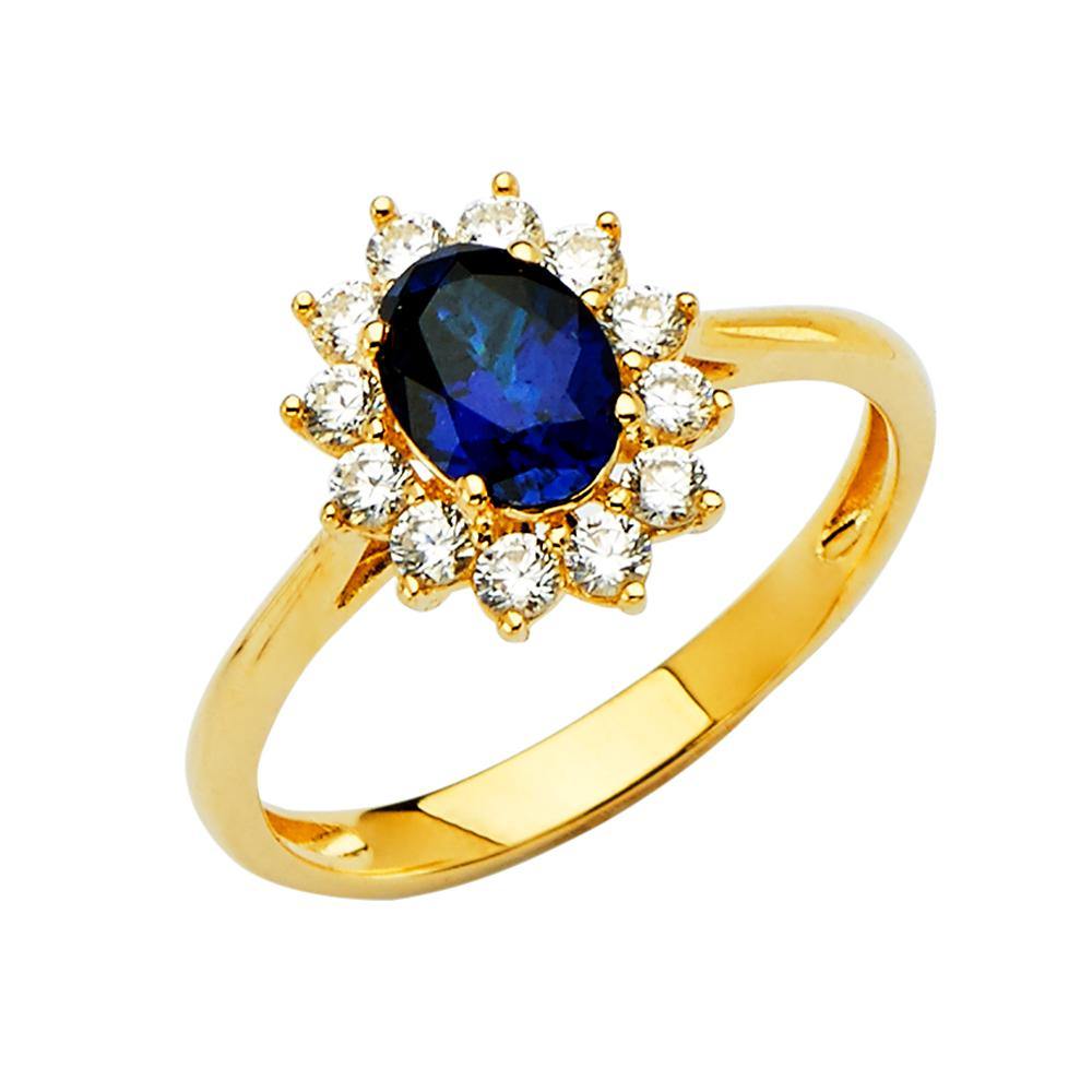 14k on sale Gold Clear Cz Ring