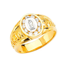 Load image into Gallery viewer, 14K Two Tone Our Lady of Guadalupe Ring - silverdepot