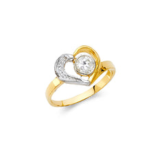Load image into Gallery viewer, 14K Yellow BABY CZ Rings 1.4grams
