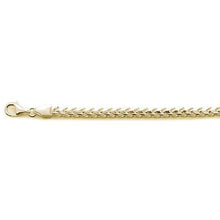 Load image into Gallery viewer, Sterling Silver 150-4.5MM Yellow Gold Plated Oval Franco Chain 20 inches