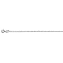 Load image into Gallery viewer, Sterling Silver Solid Cable Chain 035-.7 MM with Spring Clasp