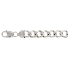 Load image into Gallery viewer, Sterling Silver Solid Curb Chain 300-11MM with Lobster Clasp