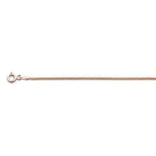 Load image into Gallery viewer, Sterling Silver Rose Gold Plated Popcorn Chain 020-1.4MM with Spring Clasp
