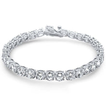 Load image into Gallery viewer, Sterling Silver 6mm Round Fine Cz Bracelet