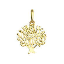 Load image into Gallery viewer, 14K Yellow Gold Tree of Life Pendant,Approx. Gram Weight- 0.56 grams