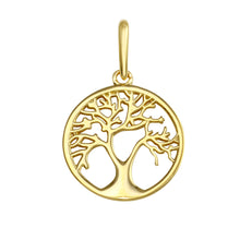 Load image into Gallery viewer, 14K Yellow Gold Tree of Life Pendant,Approx. Gram Weight- 0.59 Grams