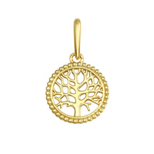 Load image into Gallery viewer, 14K Yellow Gold Tree of Life Pendant,Approx. Gram Weight- 0.38 Grams